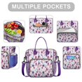 thumbnail image 2 of Pioneer Flower Floral Print Pattern Womens Lunch Box for Work,Insulated Large Lunch Bag for Tween and Teen,Loncheras Para Mujer,Leakproof Adult Lunch Bag for Work,Beach,Travel,Picnic,Camping, 2 of 7