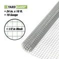 thumbnail image 2 of Galvanized Metal Hardware Cloth Fence, 1/2-In. Mesh, 19-Ga., 24-In. x 10-Ft. - 308227B, 2 of 4