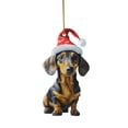 thumbnail image 1 of Cartoon Cute Dog Car Hanging Home Tree Pendant Christmas Tree Pendant Home Decoration Window Car Ornament Backpack Ornament Christmas White Elephant 1PC Transformer Ornament, 1 of 7