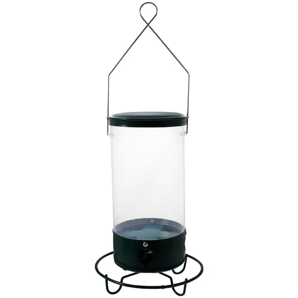 Comedero para pájaros de ventana, contenedor de comida, transparente, colgante, bebedero para colibríes, en forma de corazón