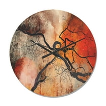 Designart 'Perfume Bottle' Modern Wood Wall Clock