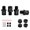 Black, variant on 13mm Climbing Car Coupling Parrts for Power Transmission and Longevity for 1/7; 1/8 Remote Control Models