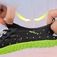 thumbnail image 6 of YOUYEDIAN Girls Boys Barefoot Shoes Wide Toe Box Breathable Non-Slip Aqua Water Shoes Athletic Beach Pool Swim Surf Diving Hiking Walking Shoes (Black, 5 Big Kid), 6 of 9