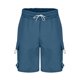 thumbnail image 5 of Pantalones Cortos de Carga de Cintura Elástica para Hombres de Longitud de Rodilla de Corte Recto Sólido, Pantalones Cortos de Bolsillo Casuales con Cremallera de Botón para Uso Al Aire Libre Y Diario, 5 of 7