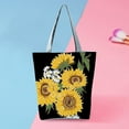 thumbnail image 2 of TAIAOJING Purses and Handbags for Women New Slouchy Style Large Capacity Zippered Sunflower Printed Shoulder Bag, 2 of 6