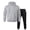 41# Dark Gray, variant on Men's Track Suit 2 Piece Set Pullover Hoodies & Drawstring Joggers Sweatsuit Fall Winter Loungewear Orange S