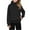 Z1-Black-kids sweatshirts, variant on MKOSPLRT Zip Up Hoodies for Kids Girls 5-14Y Long Sleeve Fleece Sweatshirts Solid Casual Loose Pullover Tops with Thumb Holes