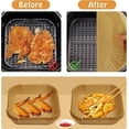 thumbnail image 3 of 150 Pack Square Mini Air Fryer Liners for 2qt Air Fryer, 3 of 7