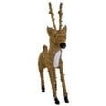 thumbnail image 6 of Northlight Pre-Lit Standing Reindeer with Spots Outdoor Christmas Decoration - Brown, 6 of 7