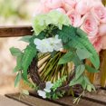 thumbnail image 3 of Decoración de corona de flores artificiales para la decoración de la boda de la puerta de la ventana del hogar, 3 of 8