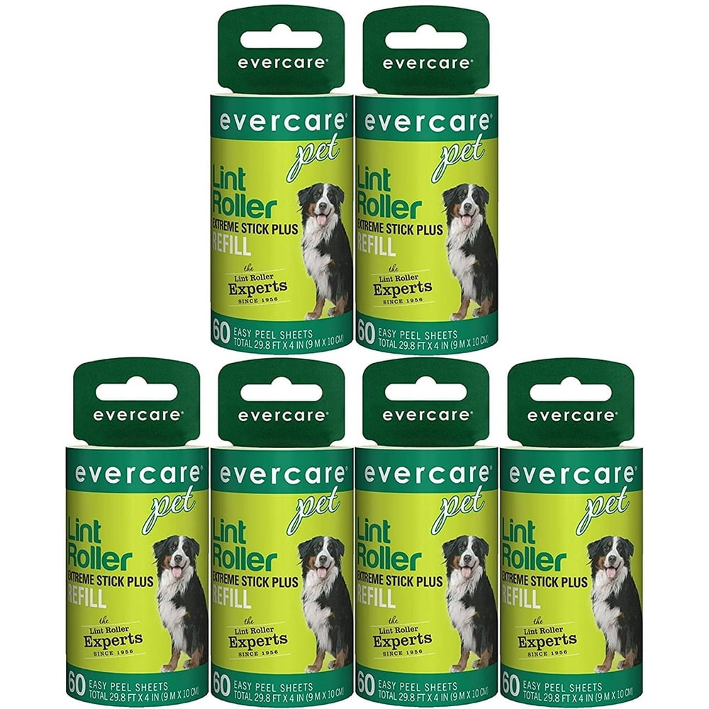 Evercare Extra Sticky Pet Lint Roller Refill 60 sheets