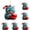 1#H, variant on Funny Cat Christmas Tree Ornaments, Flat Acrylic Hanging Pendants with Santa Hat and Christmas Balls, Cute Kitten Winter Holiday Decor for Home, Xmas Tree Hanging Charms, Festive Gift for Cat Lovers