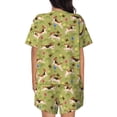 thumbnail image 3 of Lsque Running Beagle Women's Short-Sleeved Pajama Set - 2 Piece Soft and Lightweight Sleepwear Set-X-Large, 3 of 9