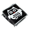 COUNTDOWN Soft Baby Book - Infant Baby First Crinkle Contrast Black White Toys (Owl)