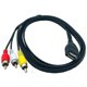 thumbnail image 2 of 1.5m Usb A Female To 3 Rca Phono Av Cable Lead Pc Tv Aux Audio Video Adapter-m.750, 2 of 5
