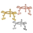 thumbnail image 4 of Decorative Ball Metal Base Ornament, Living Room Display Triangle Bracket, 4 of 8