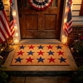 thumbnail image 2 of Dpityserensio Independence Day Doormat 16 x 24 Inch, Patriotic 4th of July Imitation Coir Style Doormat And Entryway Floor Mat, 2 of 6