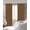 Brown, variant on Dark Brown Rattan Blackout Curtains for Bedroom/Living Room, Thermal Insulated Kitchen Curtains, Vintage Abstract Wicker Texture Grommet Darkening Window Treatment Drapes 52"x72"x2
