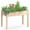 Wood, variant on Bigleap Elevated Raised Garden Bed, 48'' Wooden Planter Box for Backyard Patio Balcony, Wood