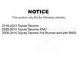 thumbnail image 2 of Front Suspension Link Kit for Car Toyota Tacoma - Left Right Side (Driver Passenger) K72-101554, 2 of 2