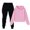 Pink, variant on OGLCCG Girls Boys 2 Piece Outfits Sweatsuit Unisex Kids Long Sleeve Hoodies and Sweatpant 2 Piece Casual Athletic Jogger Tracksuit Sets 3-15 Years