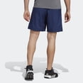 thumbnail image 3 of Pantalones cortos de entrenamiento adidas Essentials Woven para hombre, azul oscuro, 3XL, 3 of 8