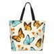 thumbnail image 1 of Easygdp Butterflies Bolsas Tote para Mujer, Bolsos de Hombro para Viaje, Bolsos de Mano de Gran Capacidad para Compras y Trabajo, 1 of 8