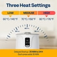 thumbnail image 3 of SPECSTAR 20L Towel Warmer with LED Display, Large Towel Heater Bucket with 3 Timer and Temperature Settings, Up to 24h Delay Timer, Suitable for Oversized Towels, Blankets, Bathrobes, 3 of 9