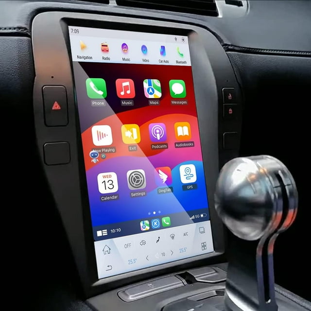 XUENAV - Radio de coche con visualización táctil para Chevrolet Camaro 2010 2011 2012 2013 2014 2015 reemplazo estéreo de coche de actualización GPS de navegación inalámbrica Apple carplay Android