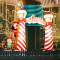 thumbnail image 6 of 9 FT Tall Christmas Inflatable Santa and Elf by the Arch Holiday Yard Decoration, Internal LED Lights, 6 of 7