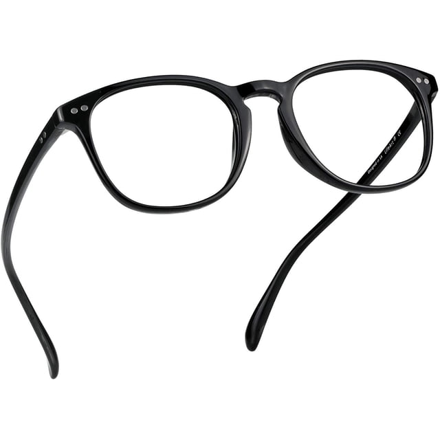 LifeArt Blue Light Blocking Computer Reading Glasses with Transparent Lens for Women/Men