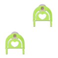 thumbnail image 1 of Moyic 1 estante de baño para toallas, soporte para jabonera, fregadero de cocina, soporte de almacenamiento de esponja, ganchos para bata, ventosa con Verde 2piezas Moyic CBP007163, 1 of 5