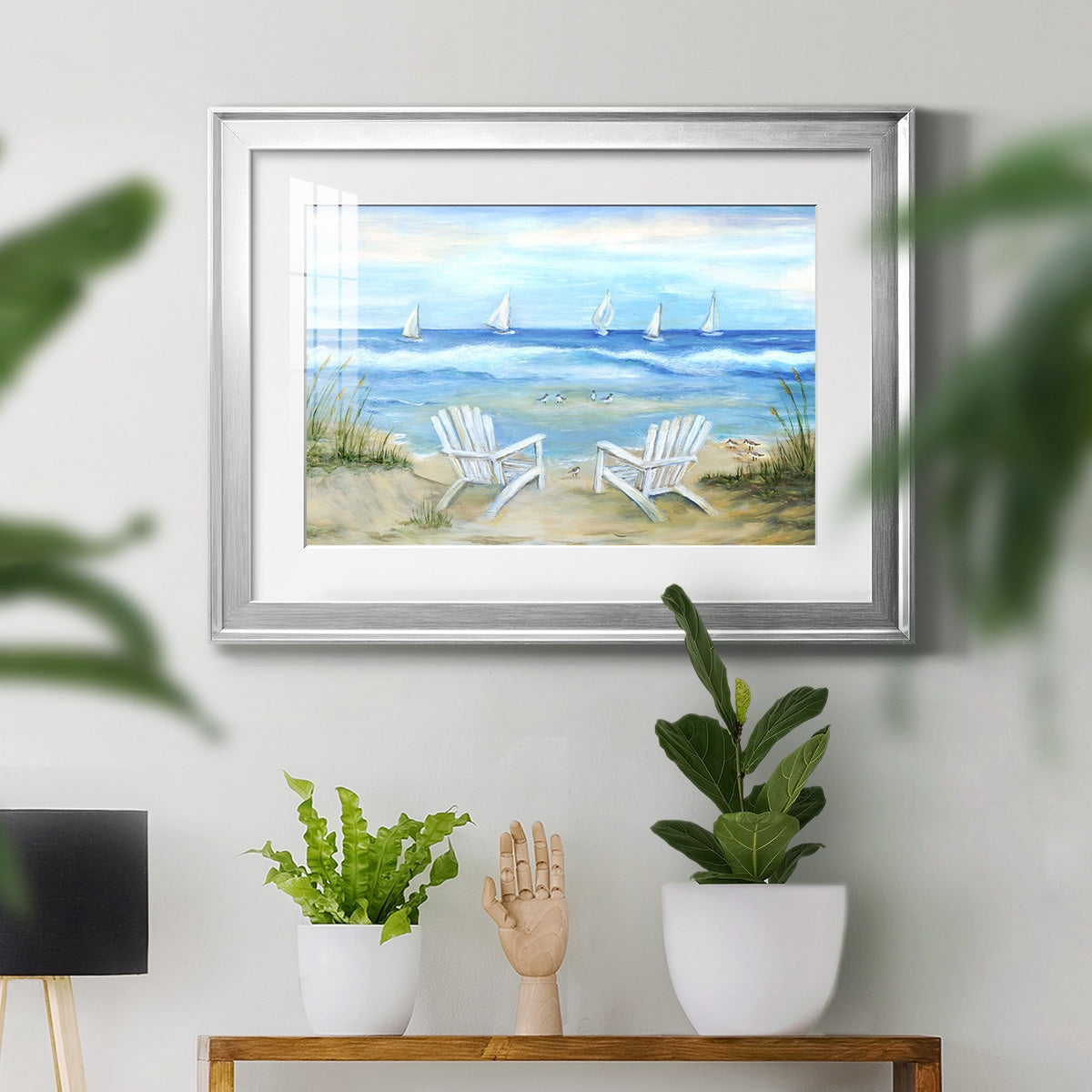 Seaside Escape Premium Framed Print - Ready to Hang
