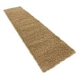 thumbnail image 2 of Unique Loom 3126248 2 ft. 6 in. x 10 ft. Solid Shag Runner Rug, Cocoa, 2 of 2