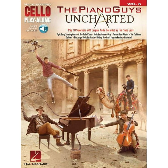 Hal Leonard The Piano Guys - Uncharted Cello Play-Along Series Softcover Audio Online Performed by The Piano Guys
