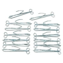Achim Fantasia Slip In Drapery Hooks 3" Long, 1" Heading, 14 Hooks