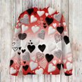 thumbnail image 4 of Dwralegc Womens Pullover Sweater Heart Graphic Fashion Sweater Knitted Crew Neck Plus Size 2026 Casual Pullover Tops Red S, 4 of 4