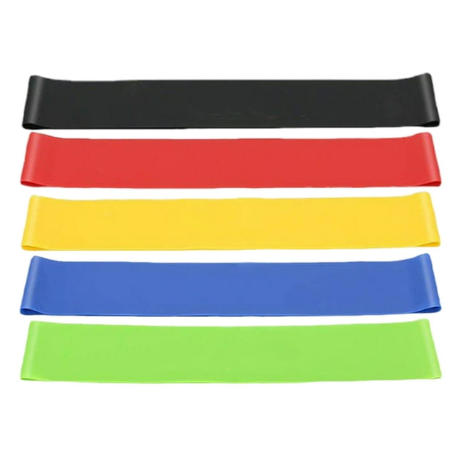 Miangastore 5 Pcs Bandes de Chaise Extensibles Bande de Pied Bandes de Chaise de Classe Bande de Pieds de Bureau Bande de Boucle d'Exercice Bande de Résistance