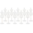 thumbnail image 1 of Mannequin Display Models Mini Clothing Stands Doll Clothes Mannequin Sturdy Plastic 21.00X6.50X6.50CM 10Pcs, 1 of 4