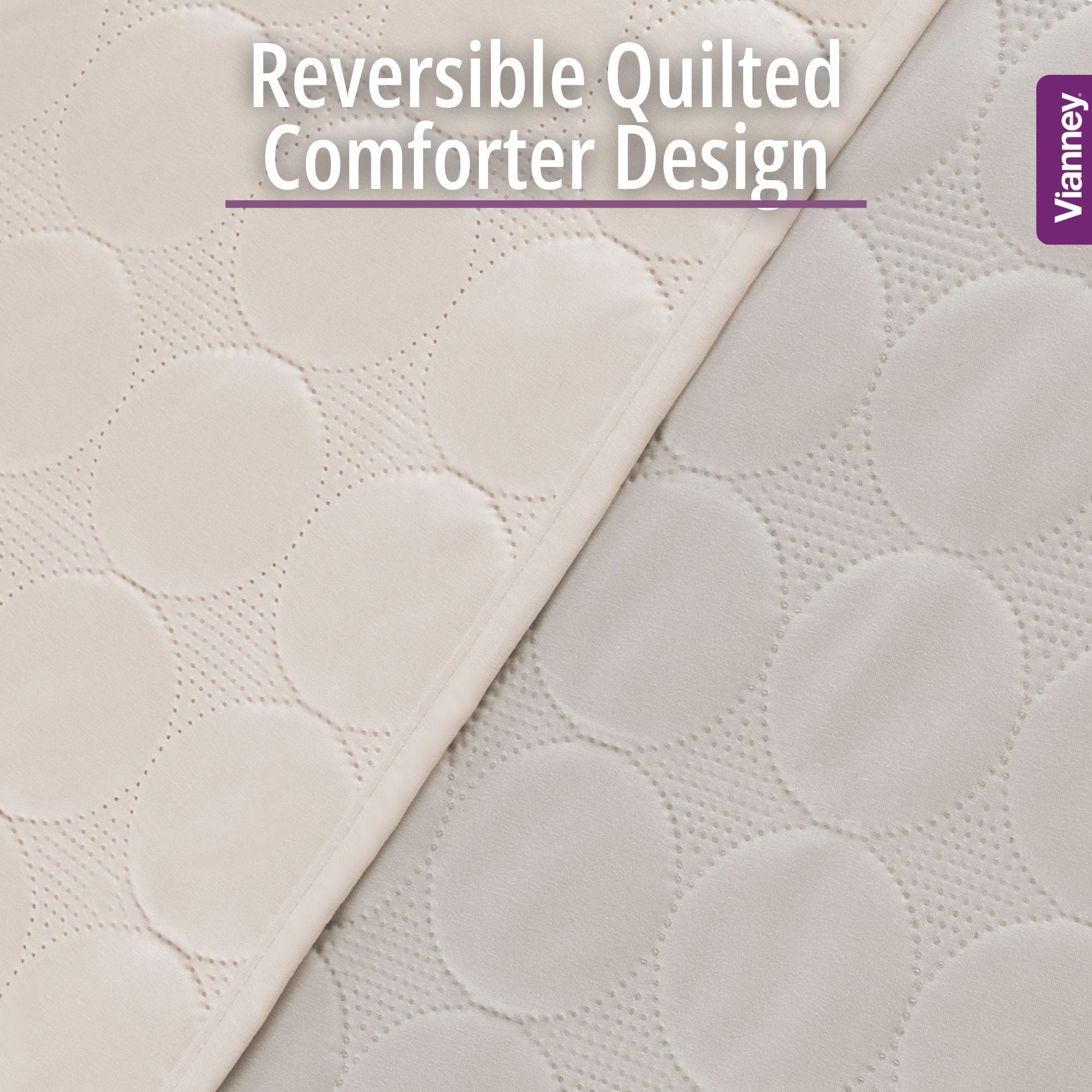 Vianney Comforter Queen Novo Cannes Lightweight and Soft Fleece Material Cozy Throw Year Round Comfort Bedding