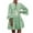 Green dresses for women 02, variant on Usmixi Formal Dresses for Women Beach Loose Flowy Ruffle Swing Tunic Midi Dress V-Neck 3/4 Sleeve Striped Print 2023 Summer Knee-Length Dresses Red m
