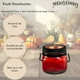 thumbnail image 2 of McCall’s Candles | Fresh Strawberries | 16 oz Two-Wick Scented Candle | USA-Poured | Vintage Mason Jar | Juicy Farmstand Strawberry Fragrance, 2 of 5