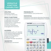 CATIGA CS-229 Electronics Scientific Calculator with Graphic Functions, White