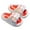 White, variant on Girls' Cute Bunny Slide Sandals Soft Non- Open-Toe Slippers with Closed Heel Color:White,Size:2.5-3 Years