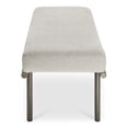 thumbnail image 3 of Moe's Home Collection Carson Dining Bench Metal in Beige, 3 of 7