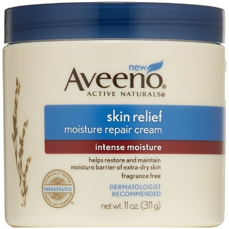 Aveeno Active Naturals peau Relief Crème Réparatrice humidité, Intense humidité 11 oz (Paquet de 4)