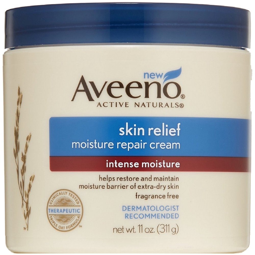 AVEENO Active Naturals Skin Relief Moisture Repair Cream, Intense