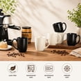thumbnail image 3 of 16oz Ceramic Coffee Mugs Set of 6 Large Coffee Cups with Handle for Tea Latte Cappuccino Microwave and Dishwasher Safe, 3 of 8