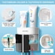 thumbnail image 3 of Dispensador automático montado en la pared con soporte para cepillos de dientes Boperzi, 3 of 6