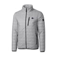 thumbnail image 2 of Men's Cutter & Buck  Gray UTSA Roadrunners Big & Tall Rainier PrimaLoft Eco Insulated Full-Zip Puffer Jacket, 2 of 3